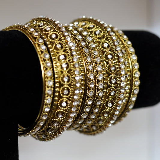 Six piece bridal bangles