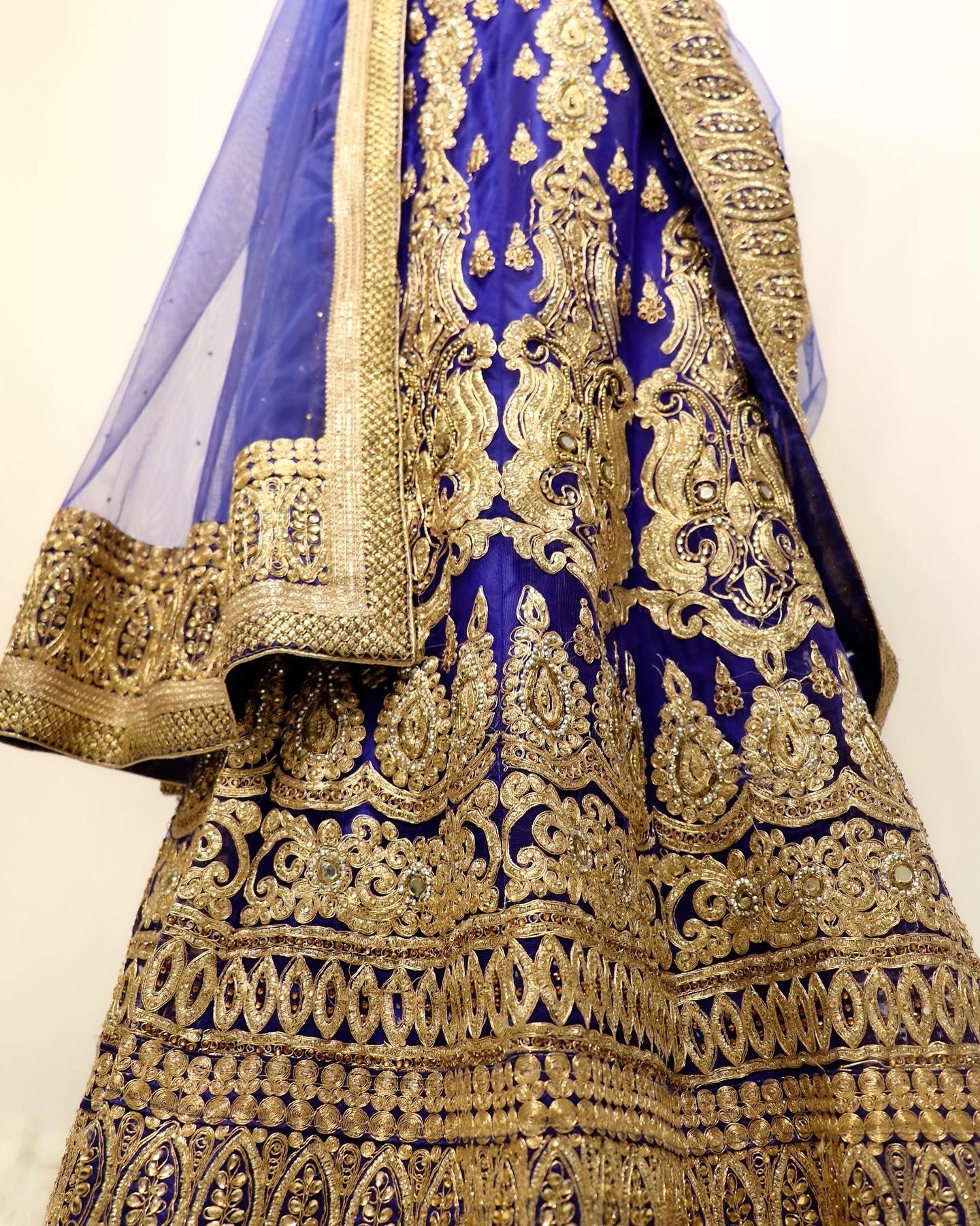 Royal blue lehenga