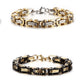 Two tone link bracelet