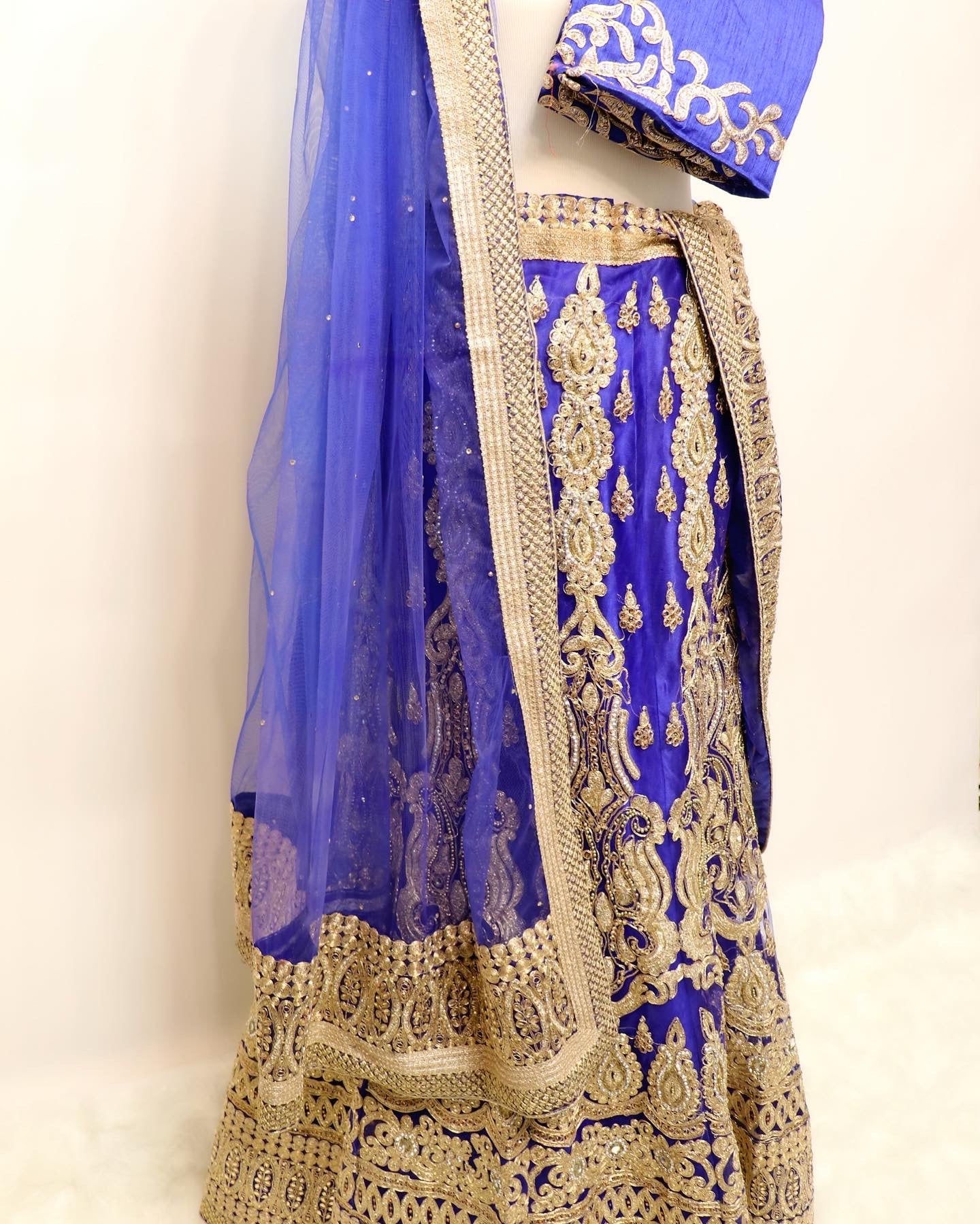 Royal blue lehenga