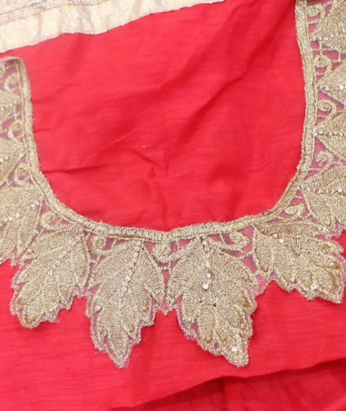 Red and gold lehenga - Selina Habibti Attire