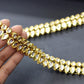 Solid kundan gold plated anklets