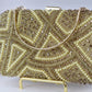Gold pearl purse