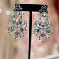 Oxy multi color stone earrings