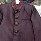 Deep purple price coat set for boys