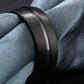Black ring band for men