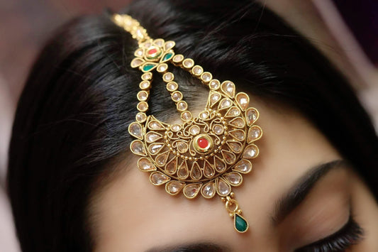 Large size head jewelry\tikka - Selina Habibti Attire