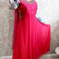 Magenta floral gown three piece - Selina Habibti Attire