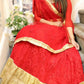 Red and gold lehenga - Selina Habibti Attire