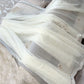 Light weight georgette shimmer saree off white - Selina Habibti Attire
