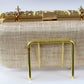 Gold pearl purse