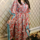 Floral cape kurti set