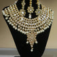 Full Bridal heavy kundan jewelry set - Selina Habibti Attire