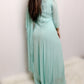 Babyblue royal one piece gown