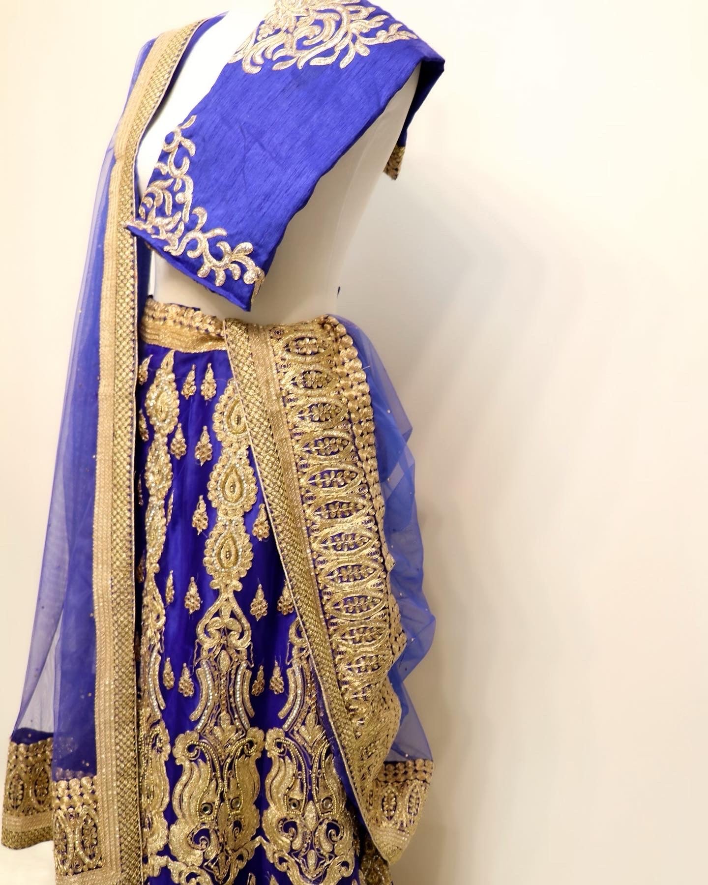 Royal blue lehenga