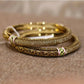 Bronze custom bangles - Selina Habibti Attire