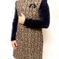 Navy blue velvet sherwani - Selina Habibti Attire