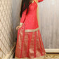 Soft silk banarasi lehenga - Selina Habibti Attire