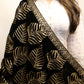 Black velvet sequence shawl