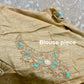 Heavy stone work party saree teal color - Selina Habibti Attire
