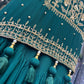 Emerald green sharara suit