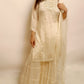 Off white gharara suit