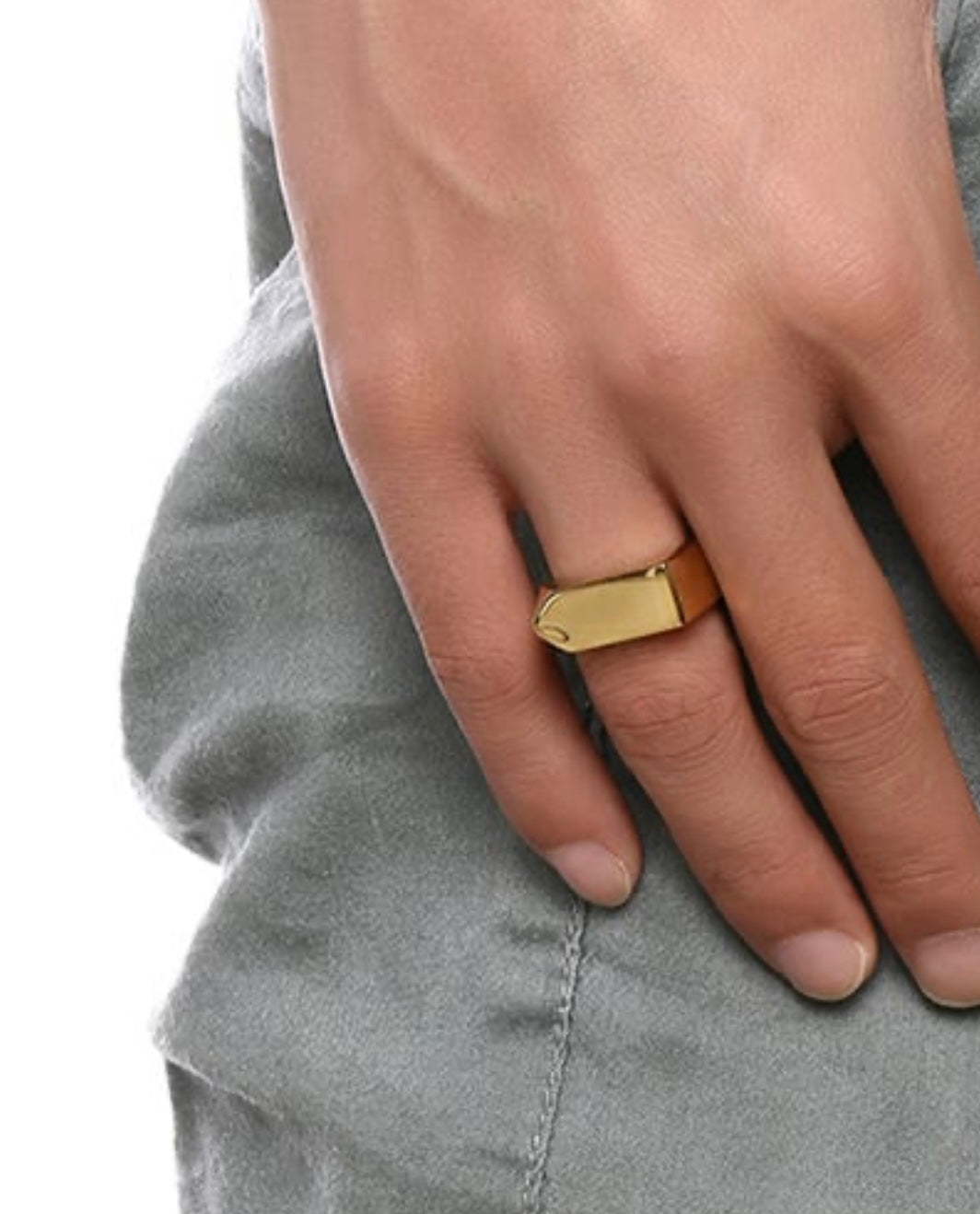 Geometric Minimalist Band Ring