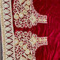 Silk velvet bridal lehenga - Selina Habibti Attire