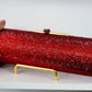 Heavy red rimestone party purse