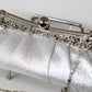 Silver thin boat party purse