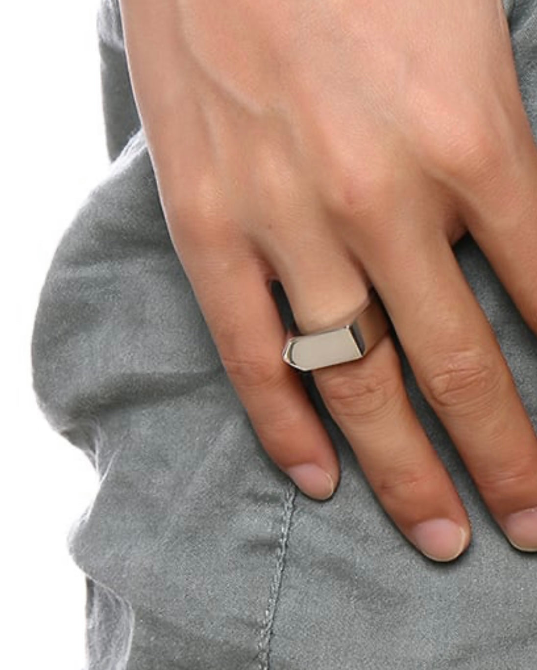 Geometric Minimalist Band Ring