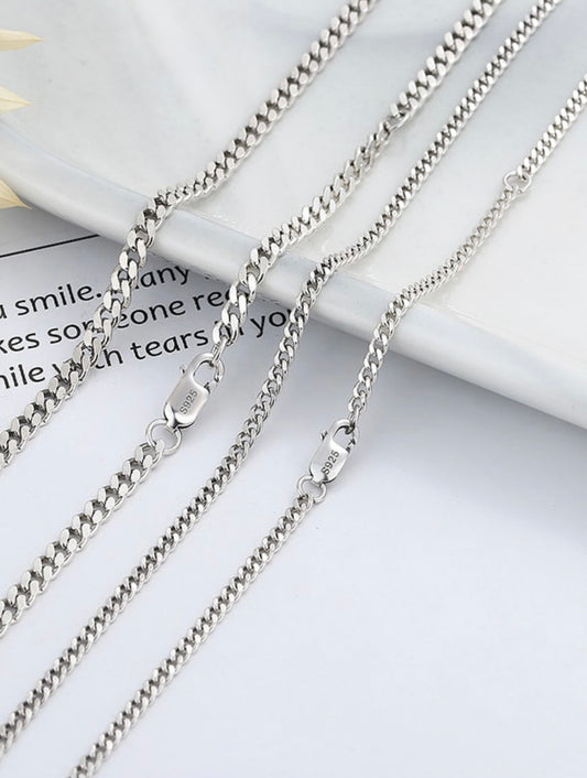 Sterling silver link chain