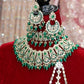 Full mirror green bridal set