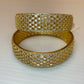 Bridal diamond cut bangles - Selina Habibti Attire