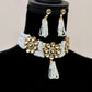 Kundan pearl beaded choker