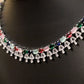 Multi silver necklace set