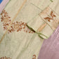 Cotton embroidered three piece