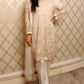 White gold net formal wear suit