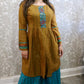 Olive green two piece kurti