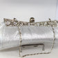 Silver thin boat party purse