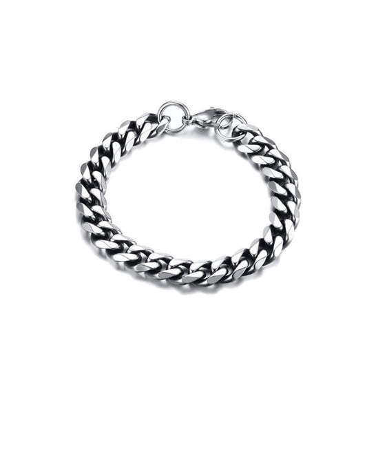 Silver link bracelet