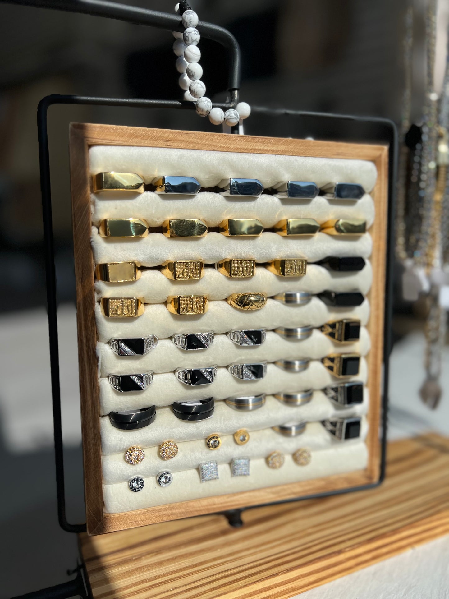 Geometric Minimalist Band Ring