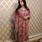 Floral cape kurti set