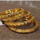 Gold bangles set - Selina Habibti Attire