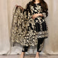 Black and cream fancy wear - Selina Habibti Attire