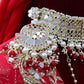 Red mirror choker bridal set