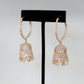 Rose gold ad hoop jumka