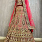 Silk velvet bridal lehenga - Selina Habibti Attire