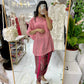 Pink tulip pant kaftan