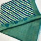 Blue strip banarasi saree
